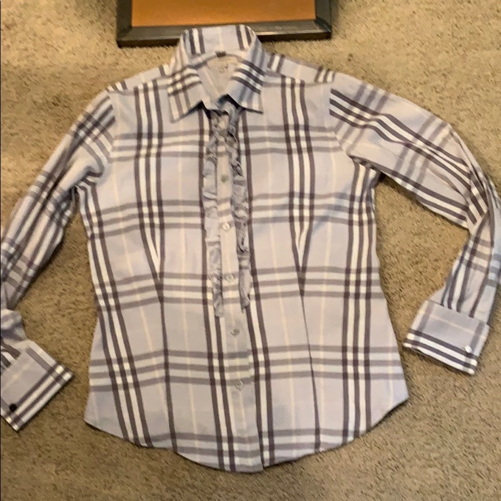 Burberry Nova Check Button Shirt Sz S